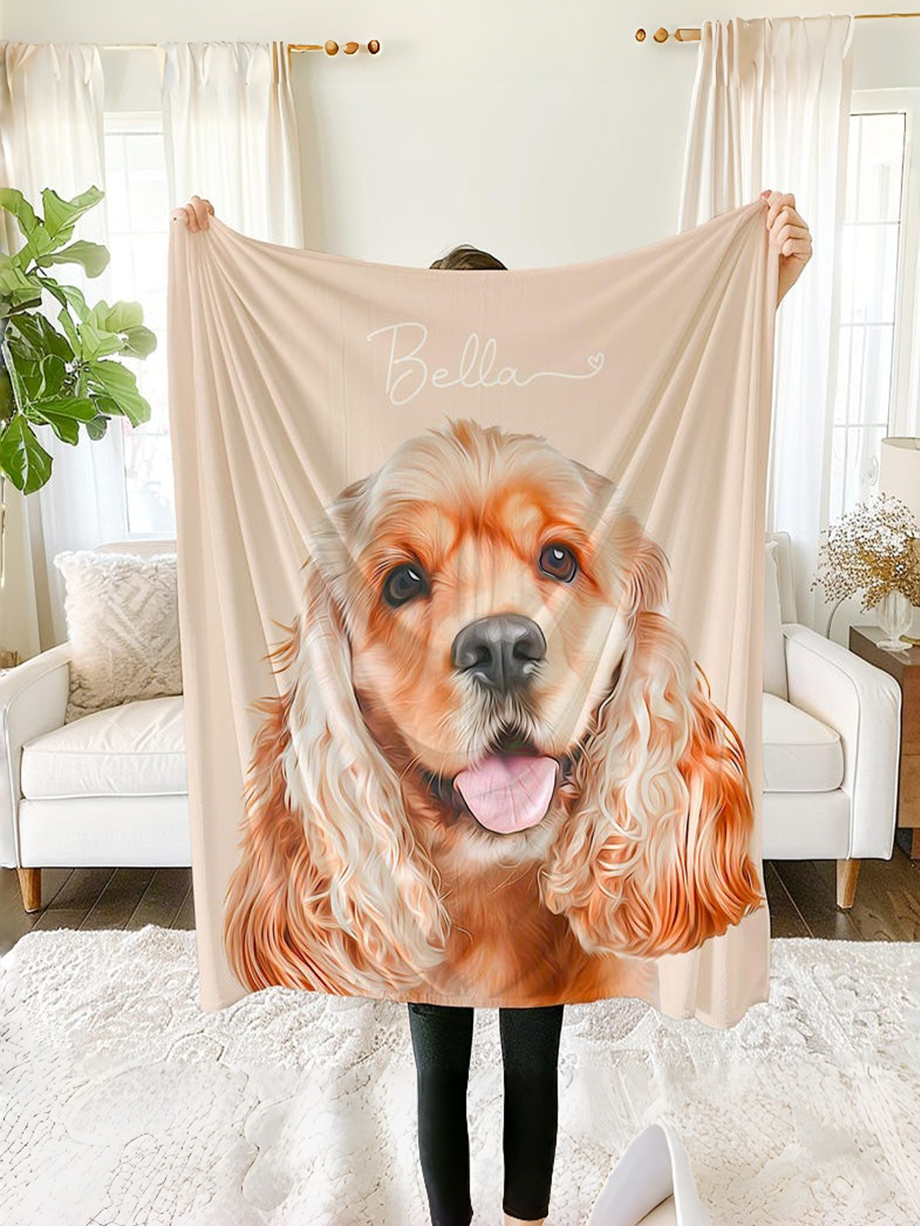 Custom Pet Blankets From Photo